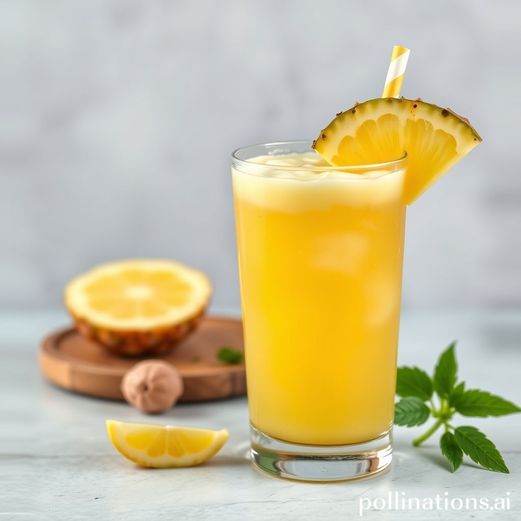 how to make pineapple ginger juice