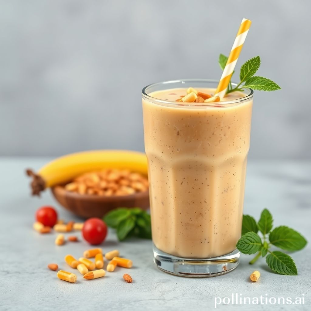 can you crush vitamins into smoothies