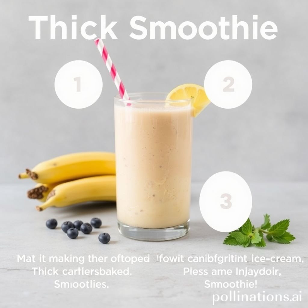 How To Make Smoothies Thick Without Using Ice Cream?