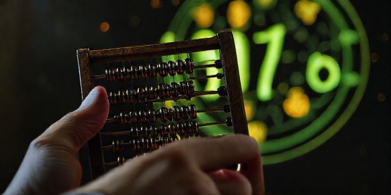 Sayıları Hesaplayan El ve Numeroloji Sembolleri