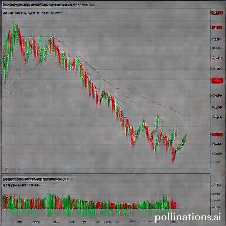 Technical chart analyzing Cardano (ADA) price action, showcasing a recent dip and potential support levels.