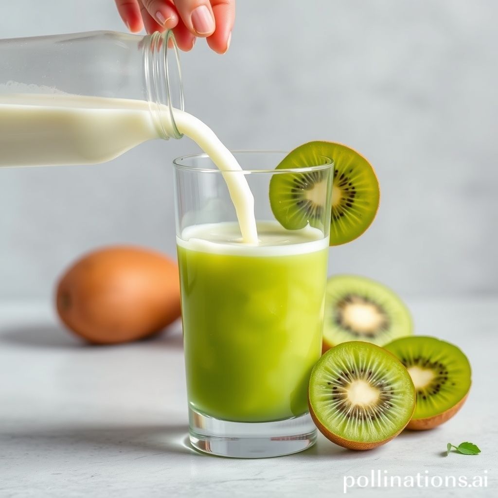 Can We Add Milk In Kiwi Juice?