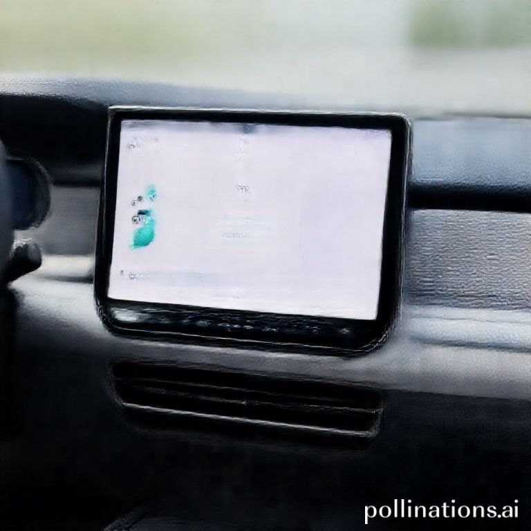 Nuvei-powered in-vehicle payment interface on a Volkswagen infotainment screen in Brazil for connected services.