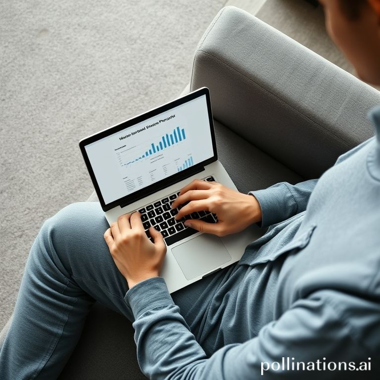 Entrepreneur reviews a business website on a laptop, symbolizing digital strategy, online performance, and preventing revenue loss.