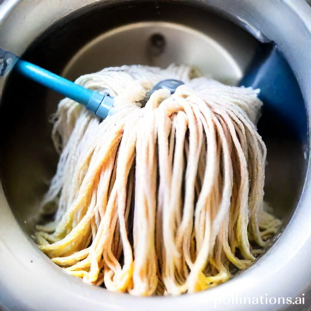 can you wash a mop head in the washing machine