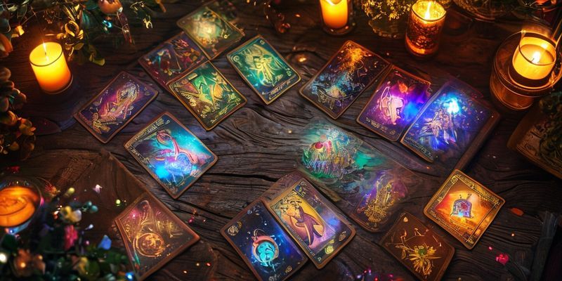 Gizemli bir Tarot okuma seansı