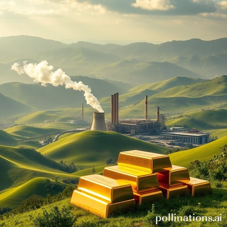 A large, state-of-the-art gold refinery in Uganda, symbolizing the nation's push for mineral value addition.