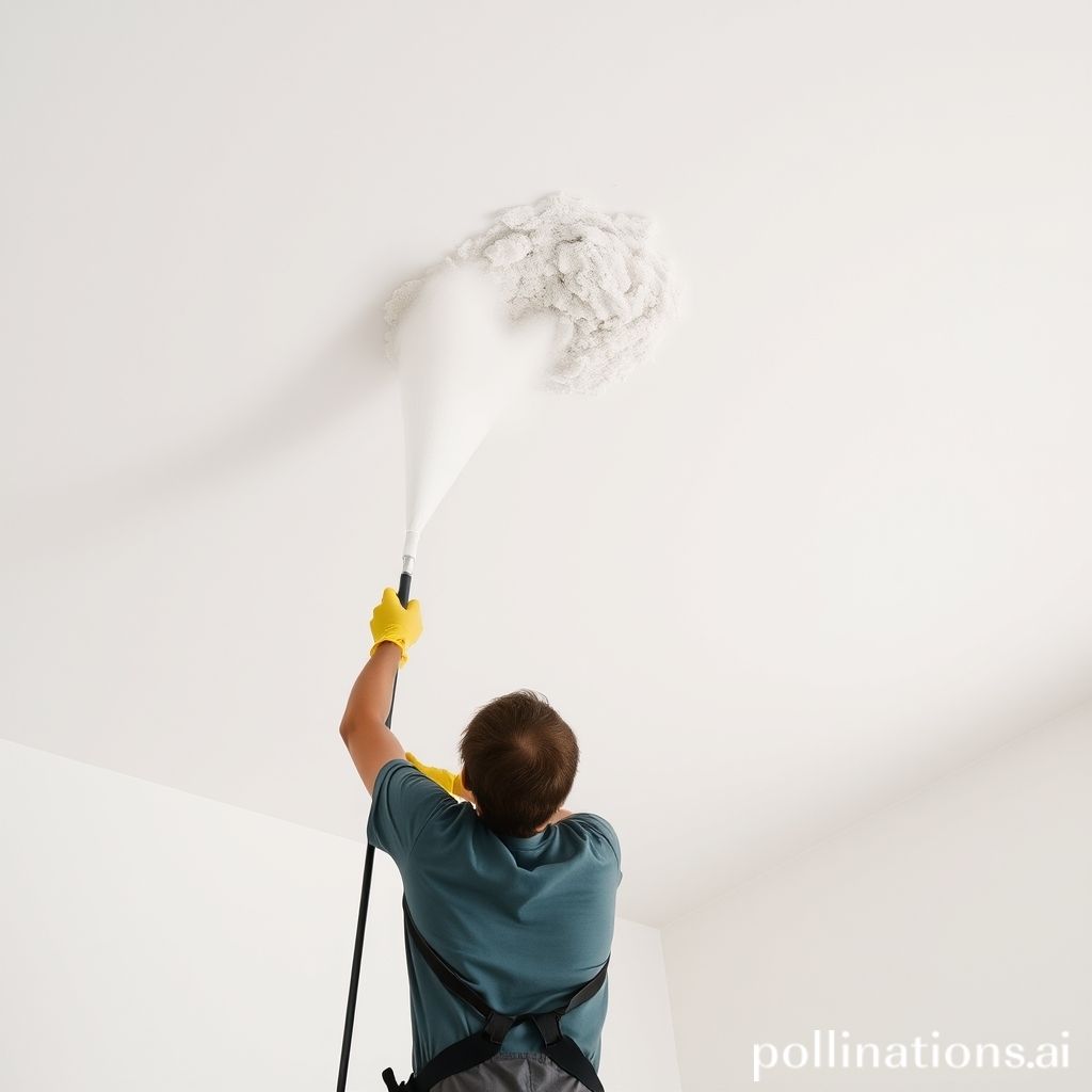 how to clean dust from high ceilings