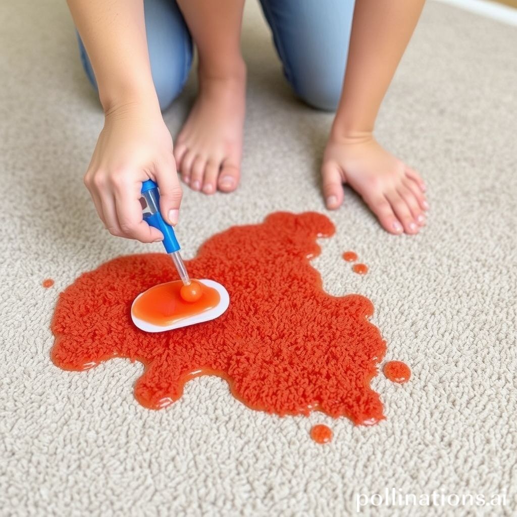 How To Get Tomato Juice Out Of Carpet?