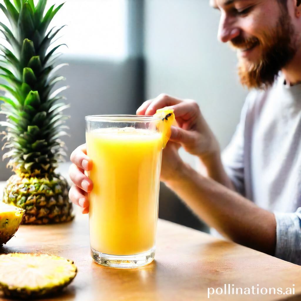 is drinking pineapple juice good for you