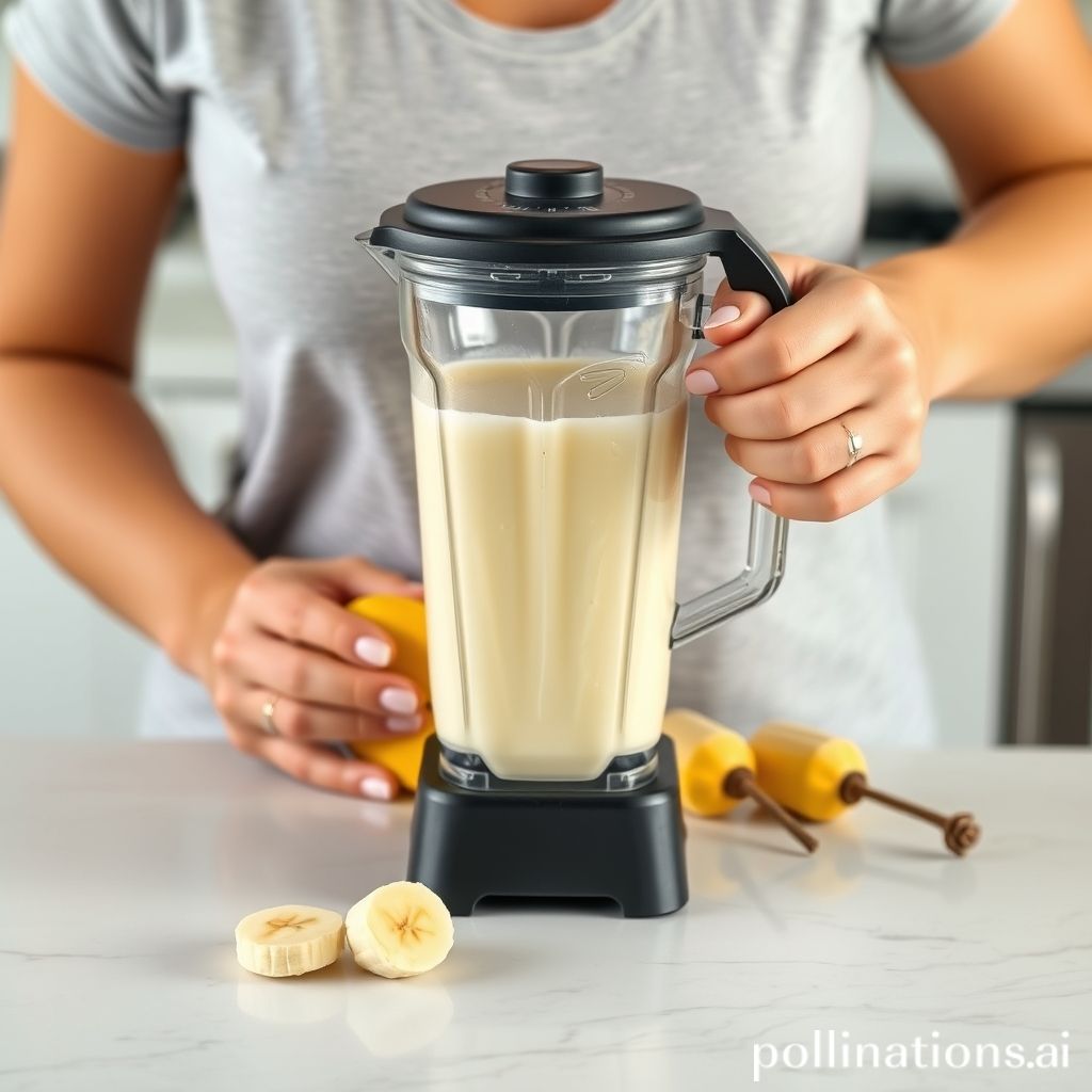 How To Make A Banana Milkshake With A Blender?