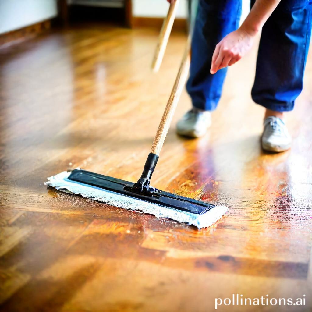 is mopping wood floors bad