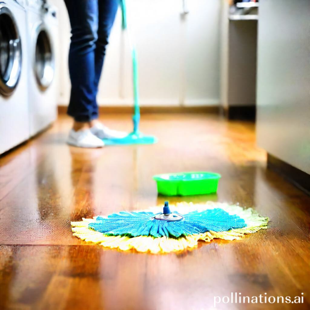 how to mop floor with laundry detergent