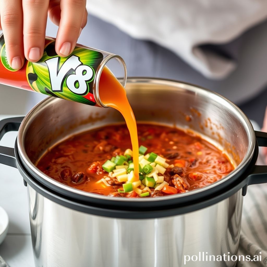 Can I Use V8 Instead Of Tomato Juice In Chili?