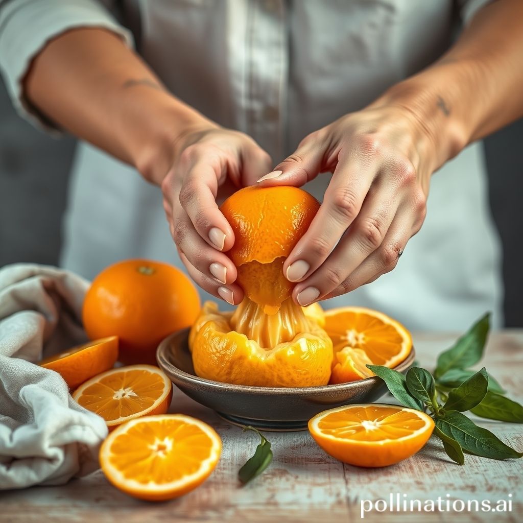 how to make orange juice without a juicer