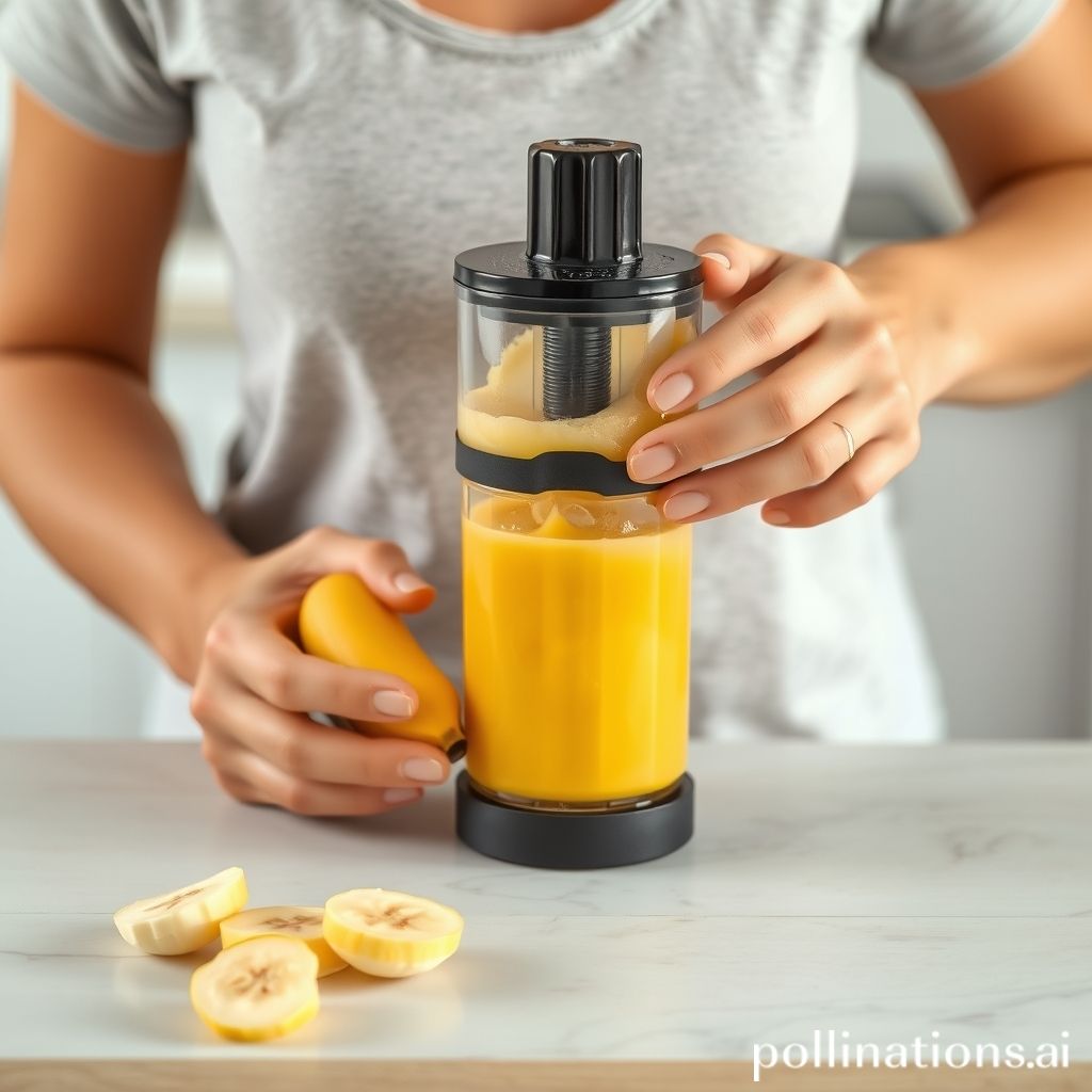 How To Make Banana Juice With Juicer?