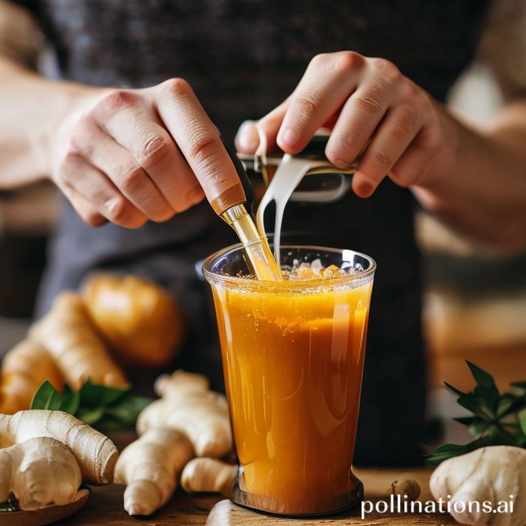 how to make ginger juice with a juicer
