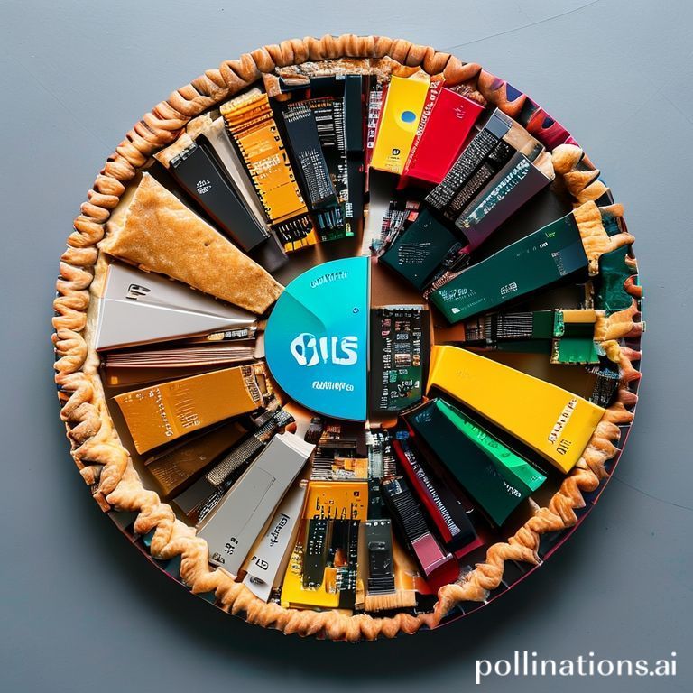 A pie chart showing the approximate market share of major motherboard manufacturers (ASUS, MSI, GIGABYTE, ASRock, Biostar, etc.) in Q1 2025, highlighting ASUS's leading position.