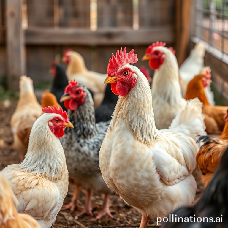 Chickens in harmony