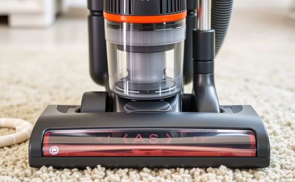 A powerful vacuum cleaner with pet hair and dander attachments.