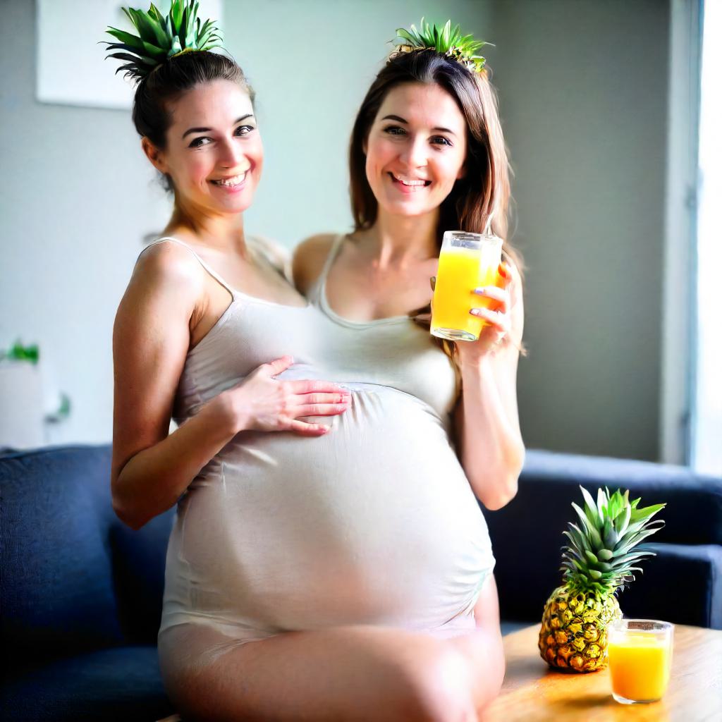 is it safe to drink pineapple juice while pregnant