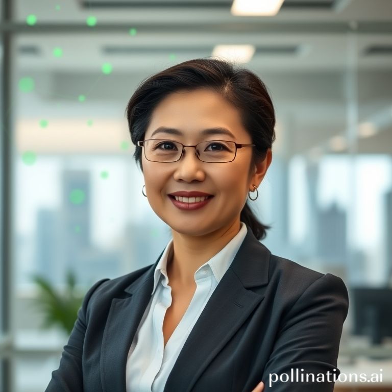 Abigail Ng, MAS's Chief Sustainability Officer, leading Singapore's sustainable finance initiatives for a low-carbon Asia.