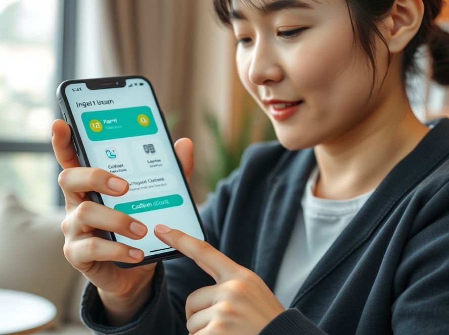 스마트폰으로 동백전 앱을 연동하여 캐시백을 받는 실천 과정