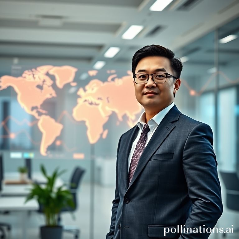 Nelson Chai, DailyPay's new CEO, overseeing financial wellness innovations and global expansion in a modern FinTech office.