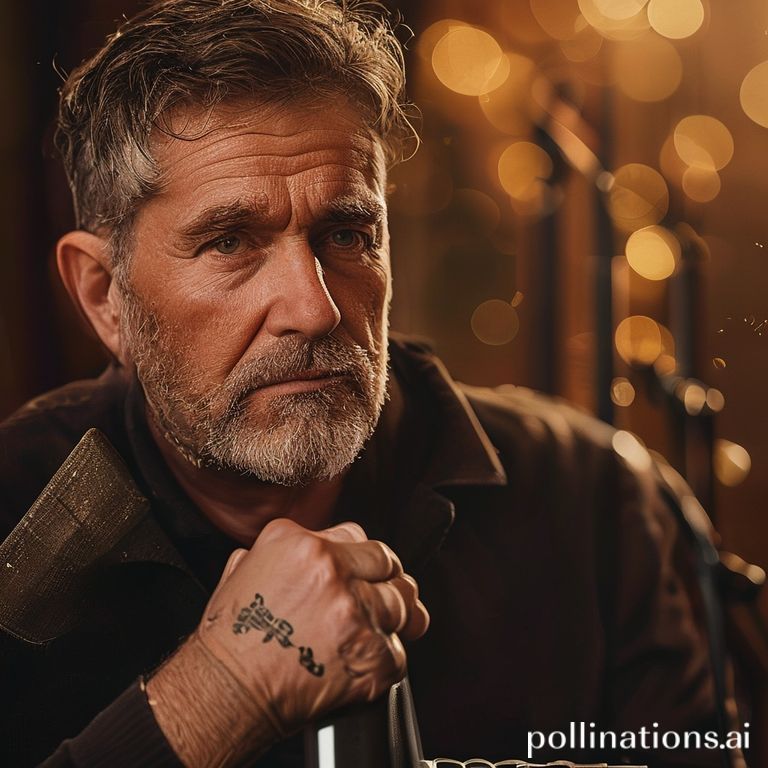 Martin Kemp, the Spandau Ballet star, thoughtfully looks on, subtly showing his bandaged hand after a recent accident.