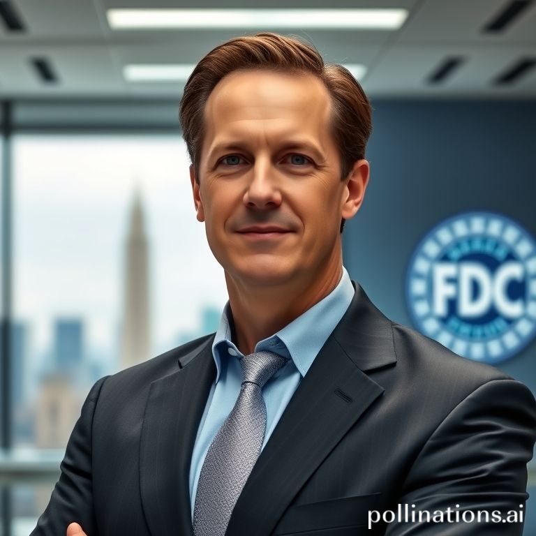 Travis Hill, the newly nominated chairman of the Federal Deposit Insurance Corporation (FDIC), poised to lead financial regulatory reforms.