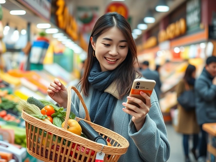 대전 전통시장에서 상생페이백과 온누리상품권으로 알뜰하게 장보는 현명한 소비자.