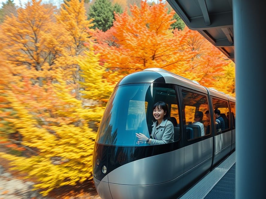 화담숲 모노레일을 타고 만끽하는 아름다운 가을 풍경