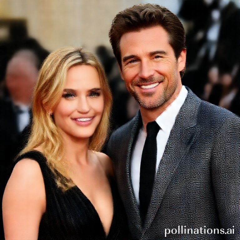 Joe Manganiello and Caitlin O'Connor, beaming after their engagement announcement, symbolizing a strategic career and brand uplift.