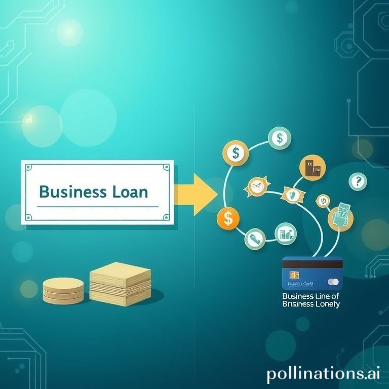 A visual comparison highlighting the fixed nature of a business loan for large investments versus the flexible, revolving access of a line of credit for ongoing needs.
