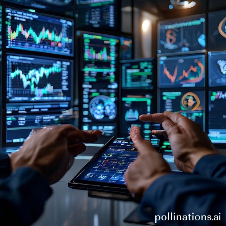 Hedge fund managers analyze cryptocurrency investment portfolios, illustrating increasing digital asset adoption and strategic allocation across financial markets.