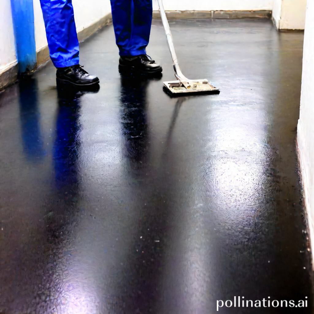 how to deep clean a rubber floor