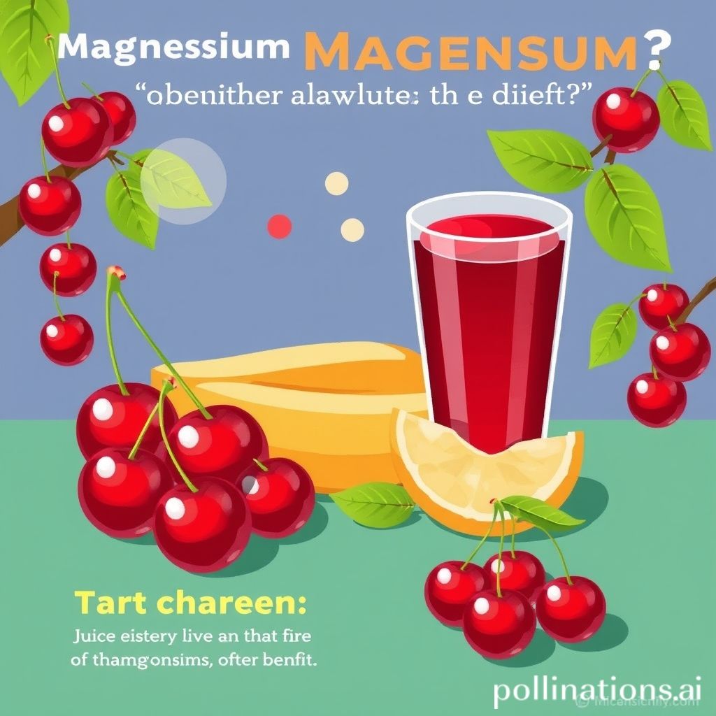 Tart Cherry Juice: A Source of Magnesium?