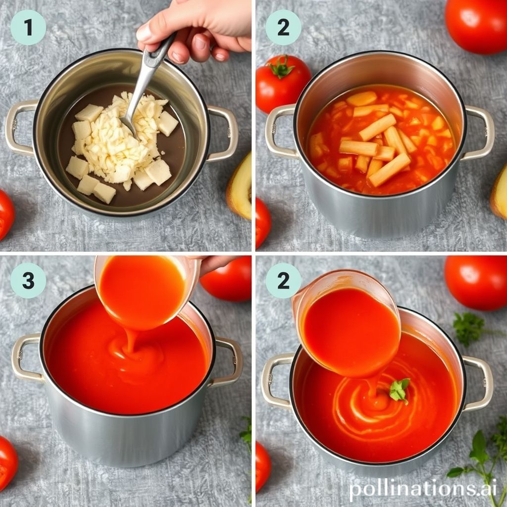 Step-by-Step Tomato Soup Recipe with Tomato Juice