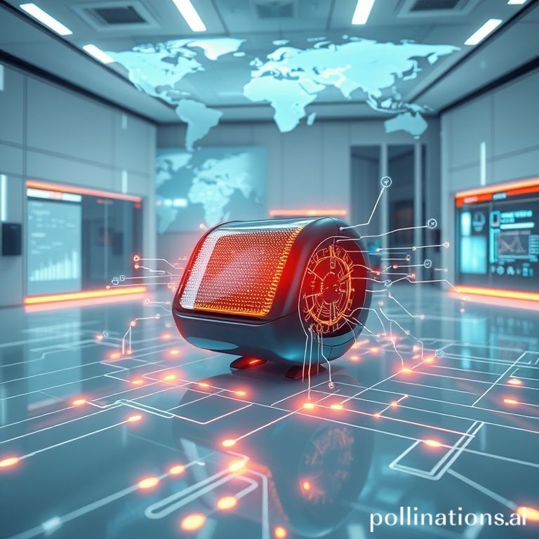 Digital Battery Passport concept: a stylized EV battery with data streams and blockchain, representing transparency and lifecycle tracking.