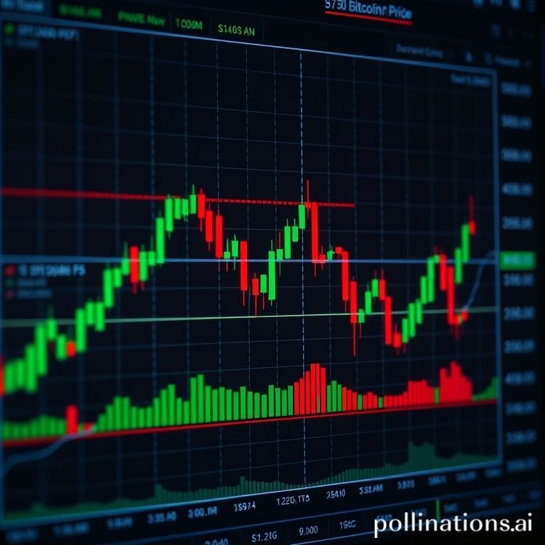 A detailed cryptocurrency chart showing Bitcoin's price action and historical market trends amidst significant profit-taking by long-term holders.