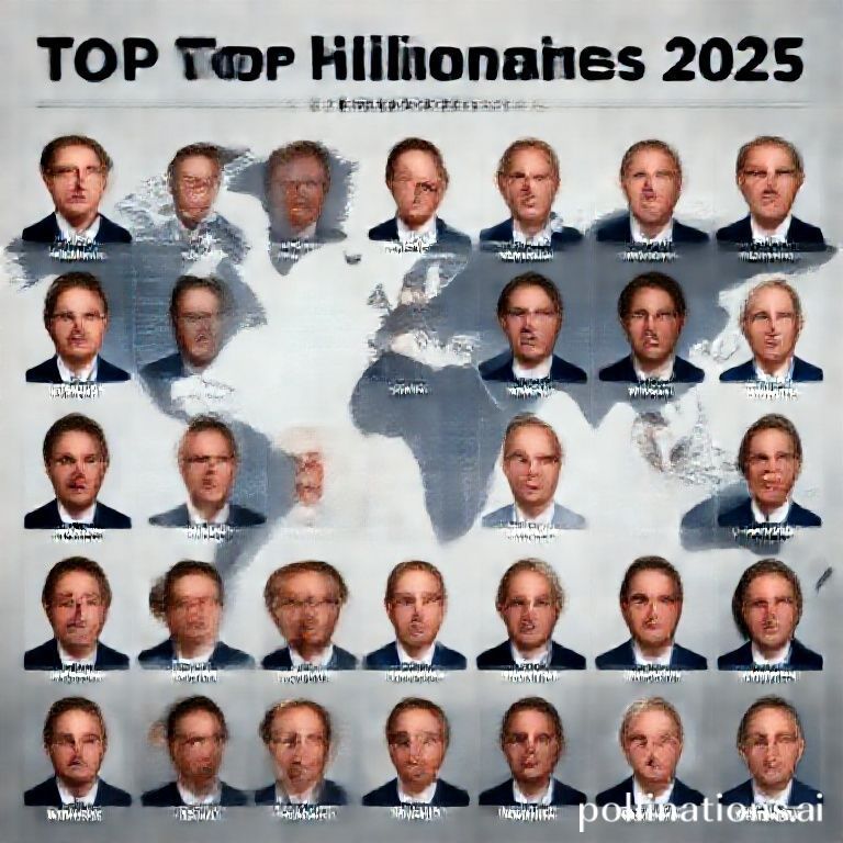 Infographic showcasing the top 10 richest individuals globally in 2025, including Elon Musk, Jeff Bezos, and Bernard Arnault, with their current net worths.