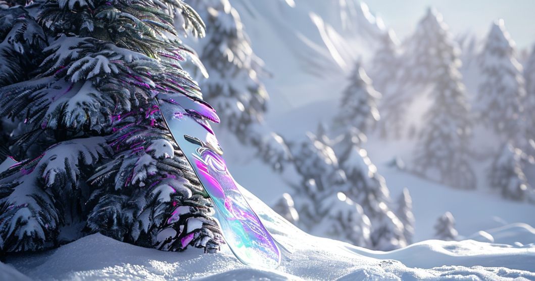 Slam Jam x Salomon Drop1 再販 いつをイメージした近未来的なスノーボードの画像