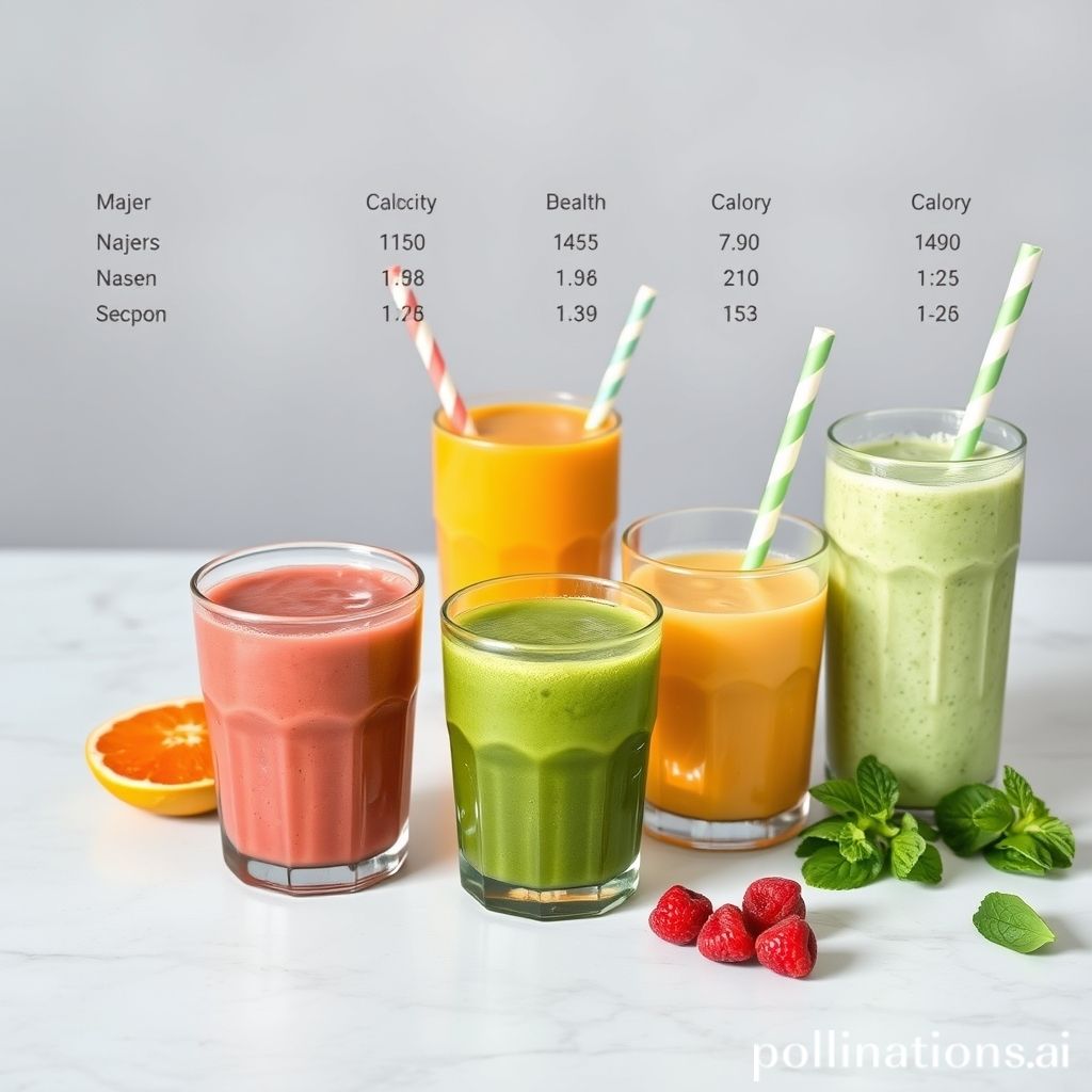 How Many Calories Are Your Healthy Smoothies?