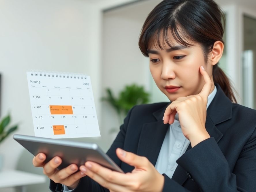 5부제에 맞춰 내 신청 요일을 확인하는 모습