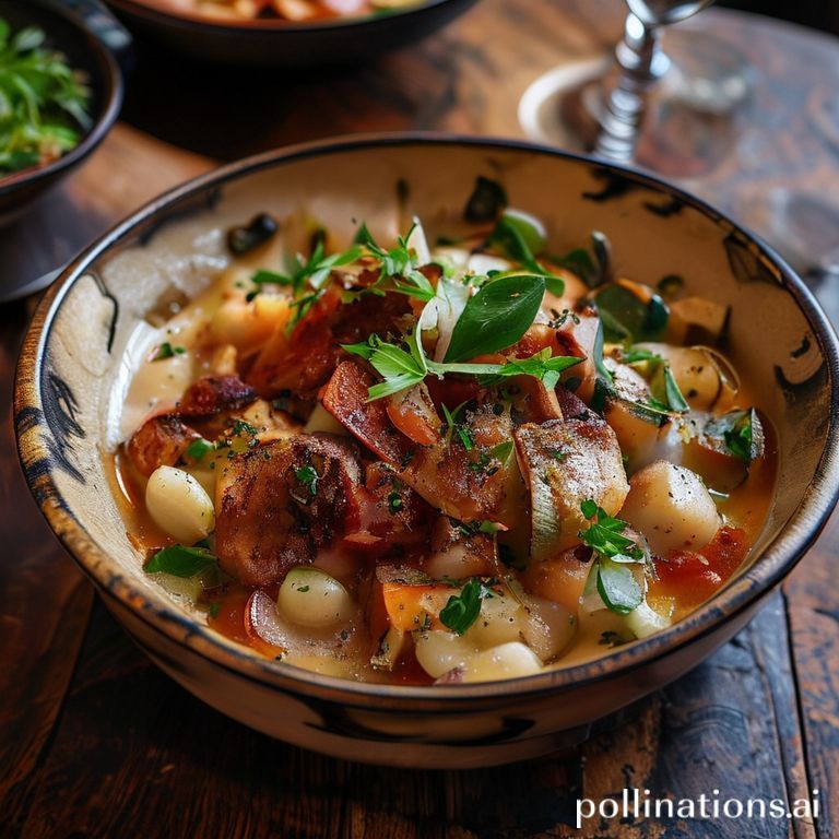 A traditional Romanian dish served beautifully in a local restaurant.