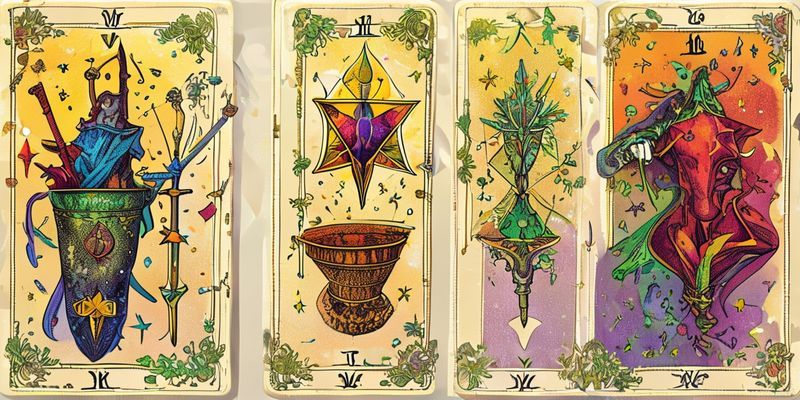 Tarot Küçük Arkana Kartlarının Elementlere Göre Ayrımı