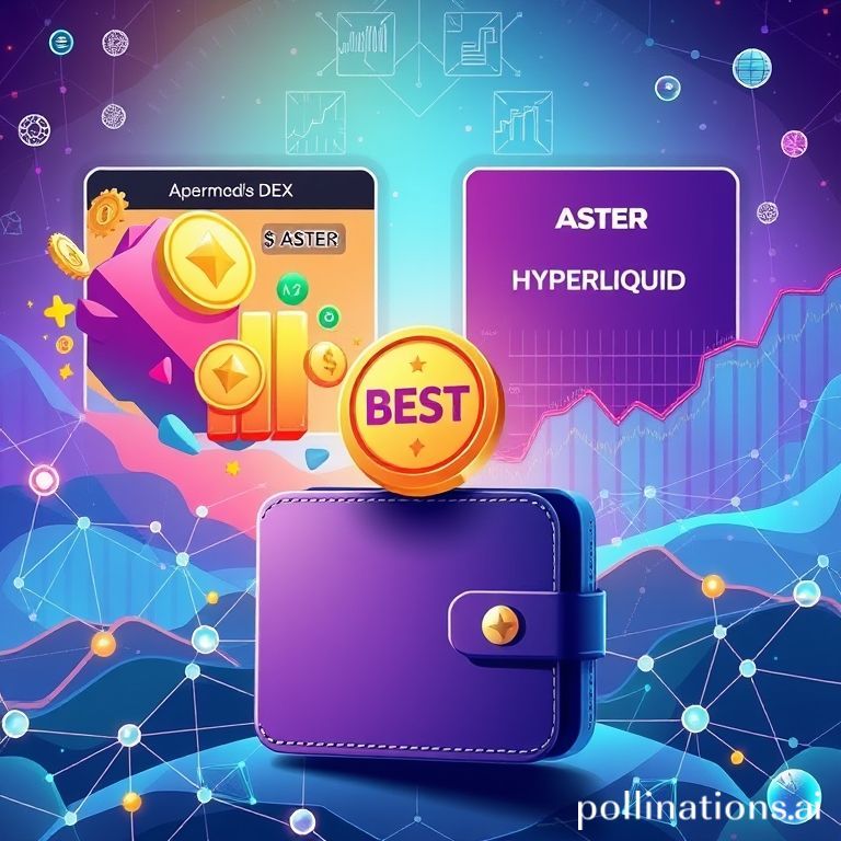 Aster token's 2100% gain, challenging Hyperliquid in the DEX market, and Best Wallet Token's role in crypto investing.