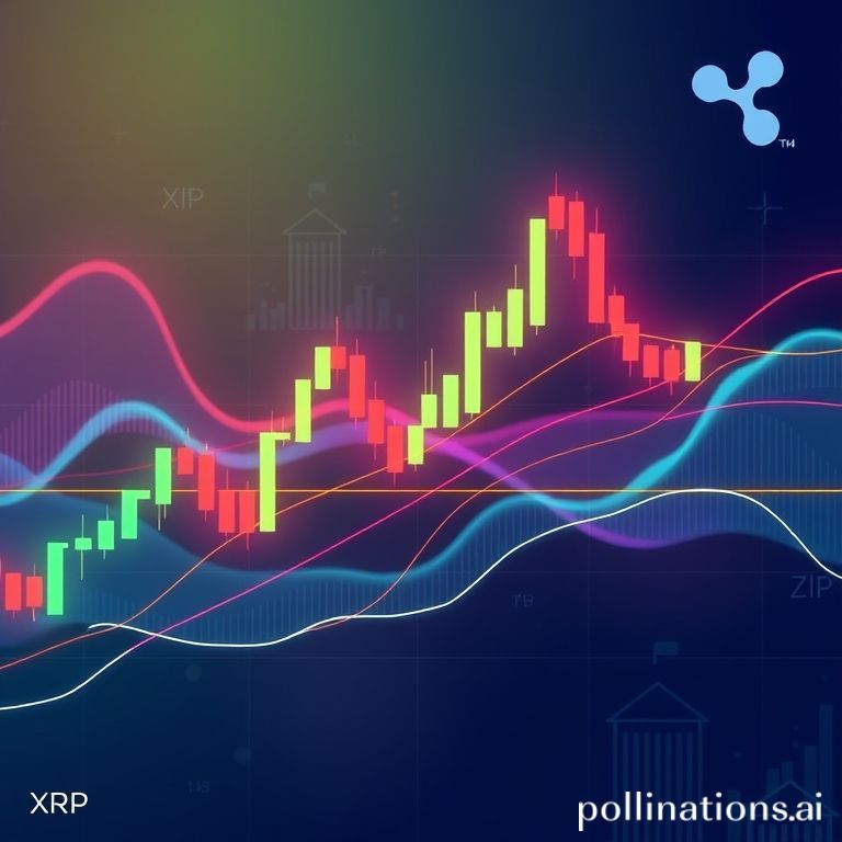 Grafik harga 4-jam XRP menunjukkan pola Parallel Channel dengan level dukungan dan resistensi, indikasi potensi kenaikan.