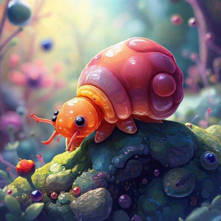 Tardigrade in its habitat