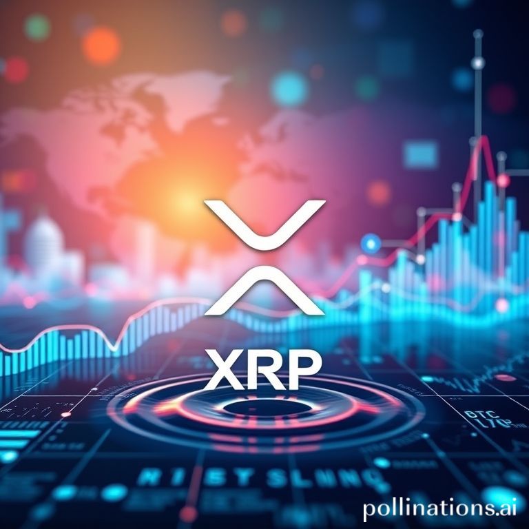 A visual depiction illustrating XRP's potential for efficient cross-border payments and its anticipation for Spot ETF approval, resonating with Brad Garlinghouse's utility-driven vision for global finance.